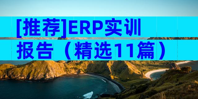 [推荐]ERP实训报告（精选11篇）